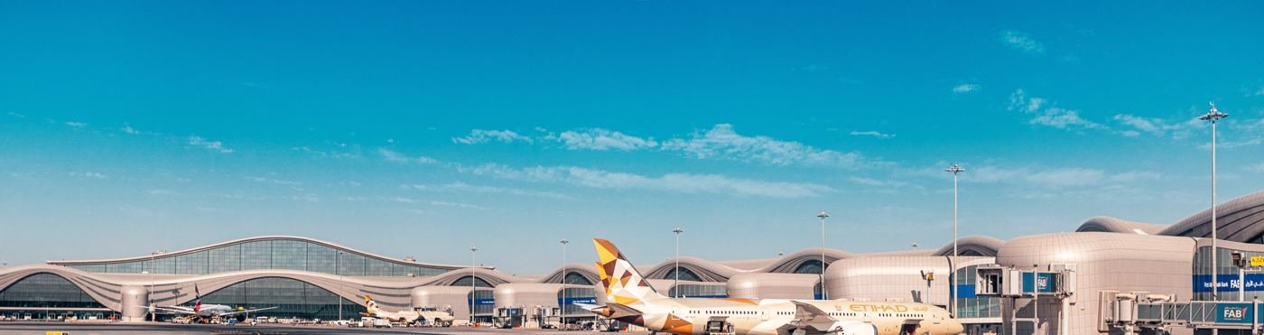 Etihad Airways aircraft at Zayed International Airport, Abu Dhabi